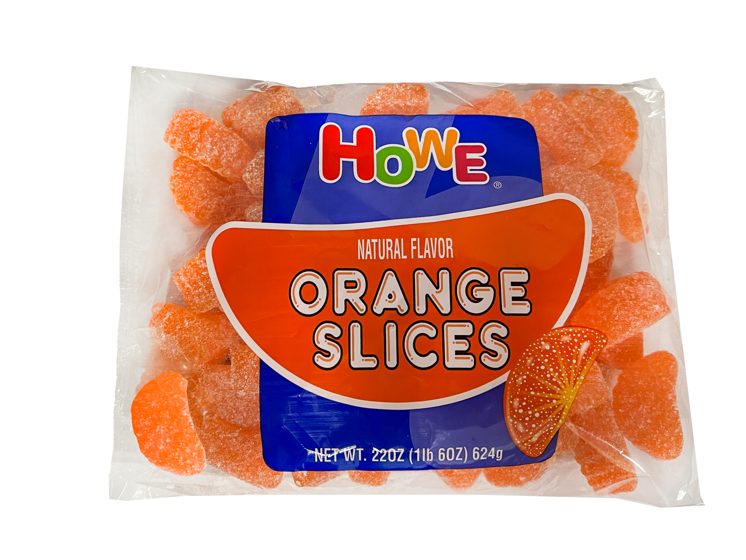 Howe Orange Slices 6/22oz. Case