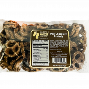 Howe Milk Chocolate Pretzels 12/11 oz. Case