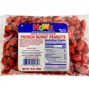 Howe French Burnt Peanuts 12/13oz. Case