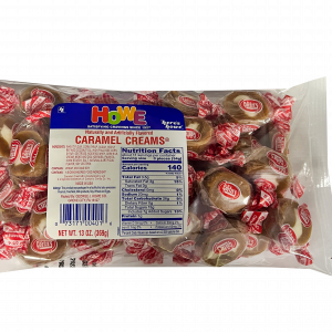 Howe Caramel Creams 12/13 oz, Case