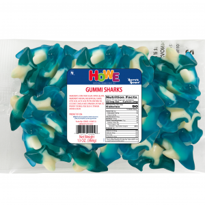 Howe Gummi Sharks 12/13oz. Case