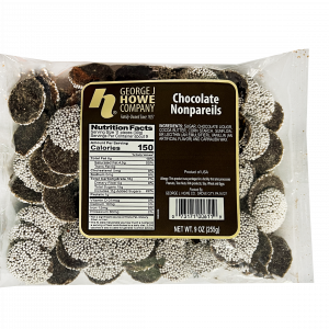 Howe Chocolate Nonpareils 12/ oz. Case