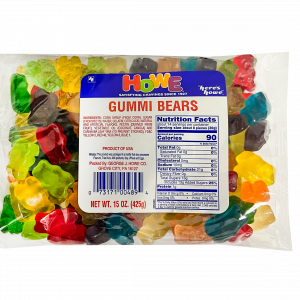 Howe Gummi Bears 12/15oz. Case