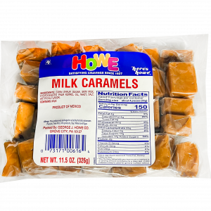 Howe Milk Caramels 12/11.5oz. Case