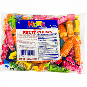 Howe Tootsie Fruit Chews 12/10.oz. Case