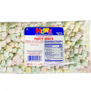 Howe Party Mints Mint Candy, 12/14 oz, Case